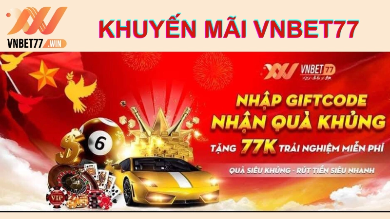 chương trình khuyến mãi vnbet77